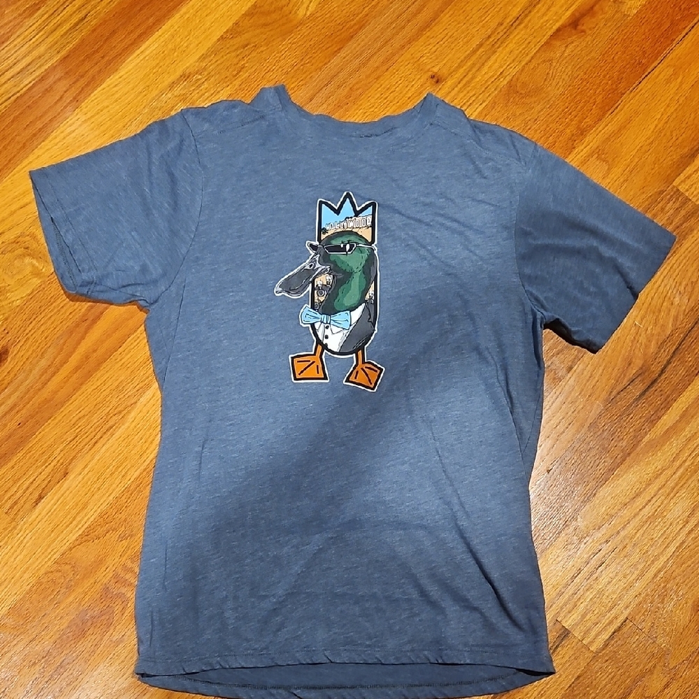 Dive Bomb Industries Gray Graphic Short Sleeve Tee